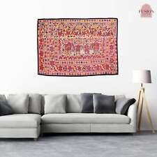 Wall Tapestry Vintage Cotton Embroidery Textile Wall Hanging For Home Decor