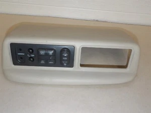 1997-1999 OLDSMOBILE SILHOUETTE REAR RADIO CONTROLS BEIGE MOUNTING PANEL SWITCH - Picture 1 of 5