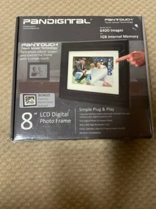 Pandigital 8 Inch Digital Picture Frame, With Extra Frame & Remote Pan8056w02t - Picture 1 of 1