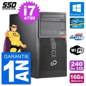 PC Tour Fujitsu Esprimo P520 MT Intel I7-4790 RAM 16GB SSD 240GB Windows 10 Wifi - Bild 1 von 7
