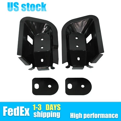 Pair(2) Front Die Stamped Cab Mounts For 94-02 Dodge Ram 1500 2500 w/Nutplates - Image 1 of 3
