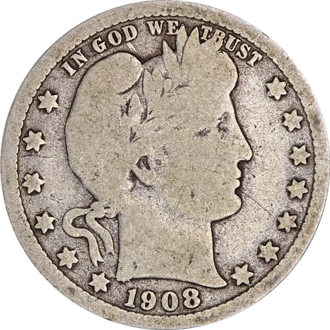 1908-P Barber Quarter Great Deals From The Executive Coin Company Cover