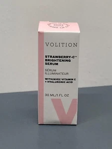 VOLITION Strawberry-C Brightening Serum Vitamin C + Hyaluronic Acid 1 oz NIB - Picture 1 of 1