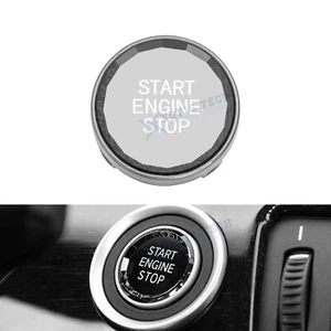 Crystal Silver Engine Ignition Push Button Cap Replacement For BMW E60 E70 E90 - Picture 1 of 10
