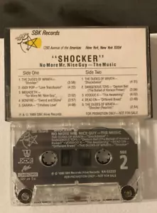 WES CRAVEN'S Shocker NO MORE MR NICE GUY The Music PROMO CASSETTE 1989 SBK - Picture 1 of 1