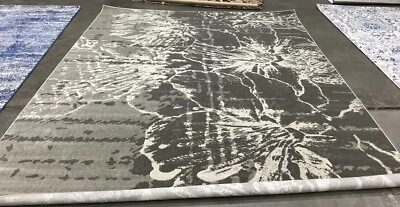 GREY / D GREY 8'-2" x 11'-0" Back Stain Rug, Reduced Price 1172678946 PRL7732A-8 Foto 1 de 4