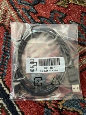 Cable Photosmart Original OEM HP 8121-0637 USB Alta Velocidad 2.0 Macho a Mini Macho Foto 1 de 4