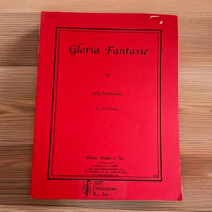 Gloria Fantasie ~ Judy Nishimura ~ Flute Quartet ~ Sheet Music ~ Alry - Picture 1 of 4