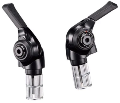 MICROSHIFT Bar End Shifter - BS-M11 - 2/3 x 11 Speed - Pair (Shimano Mountain). - Image 1 of 2