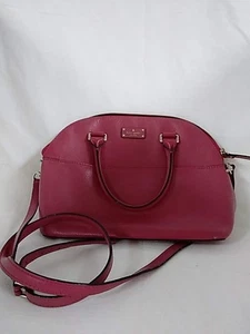 KATE SPADE Ruby Rose Pink Leather Handbag Purse - Picture 1 of 4