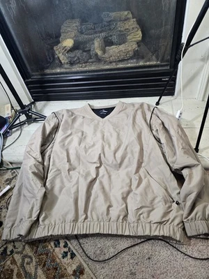 Chaleco convertible suéter marrón tostado X grande cortavientos de golf Grand Slam para hombre  Foto 1 de 4