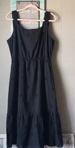Saint + Sophia Black Eyelet Dress Size 10⚘️ - Picture 1 of 4