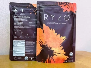 Caffè ai Funghi Bio RYZE Confezione da 2 - ☕ 30 Porzioni per Confezione - Spedizione Gratuita - Foto 1 di 7