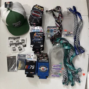 LOT OF 54 NASCAR Coolers, Hats, Pins, Lanyards Brickyard, Iowa, Miami, Hendrick - Picture 1 of 6