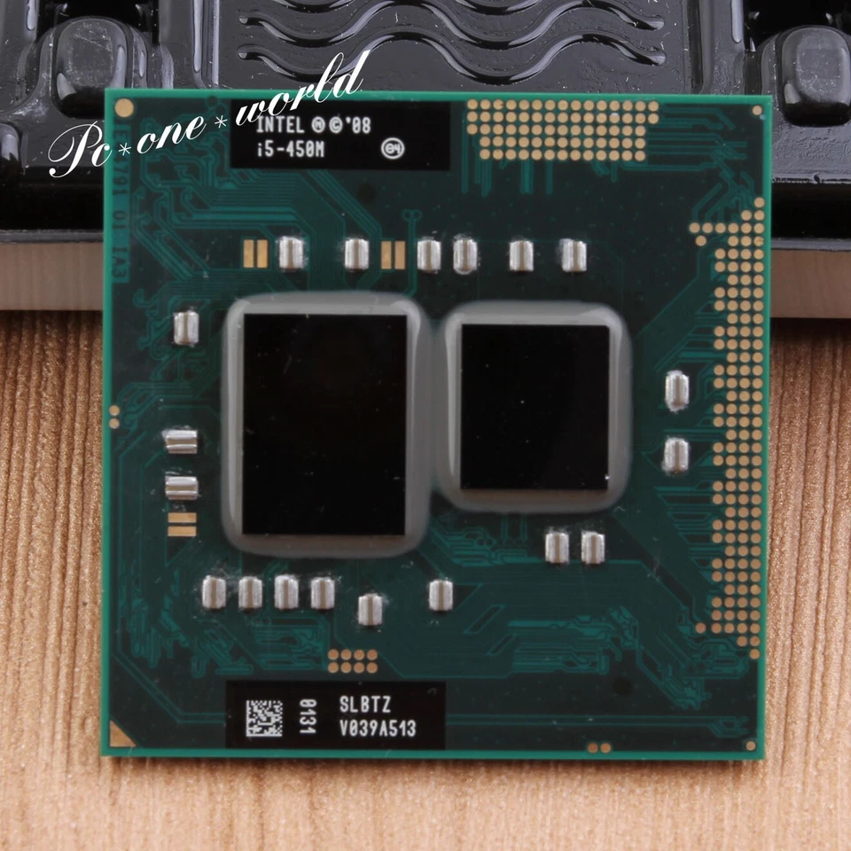 100% OK SLBTZ For Intel Core i5-450M 2.4GHz Processor Socket G1 CPU 2.5 GT/s DMI - Image 1 of 1