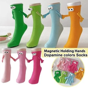 Magnetic Holding Hand Dopamine Funny Socks - Picture 1 of 23