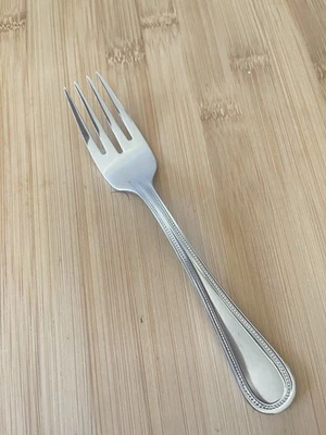 Tenedor de ensalada Gibson acero inoxidable brillante 18/0 acero inoxidable con cuentas 6,25" Foto 1 de 2