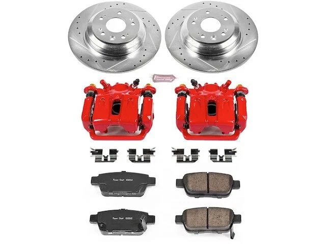 Kit de pastillas de freno trasero y rotor para Acura TL 2009-2014 2010 2011 2012 2013 FM781MX Foto 1 de 1