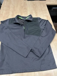 Herren The North Face grau Pullover 1/4 Zip Fleece Tasche Gr. M Flasher-XD - Bild 1 von 5