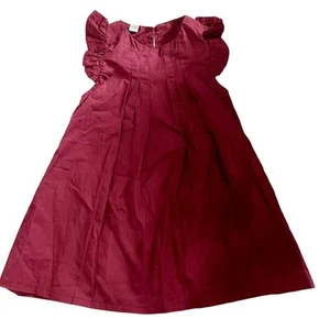 Vestito bambina tg 4t-5t marrone scuro cappuccio maniche praga tg 110 - Foto 1 di 9