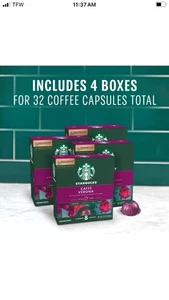 Starbucks by Nespresso Vertuo Line Caff Verona Count 32 Exp 4-2026 - Bild 1 von 3