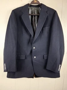 Blazer Christian Dior Hart Schaffner Marx Para Hombres 40R Azul Marino Traje Chaqueta De Colección - Imagen 1 de 13