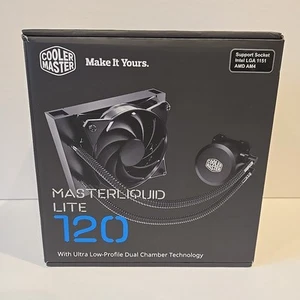 Cooler Master MLW-D12M-A20PW-R1 MasterLiquid Lite 120 Liquid CPU Cooler v1 - Afbeelding 1 van 3