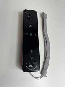 Nintendo Wii Controller OEM Wii Motion Plus Nero Ottimo Testato - Foto 1 di 7