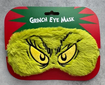 The Grinch Eye Mask Festive Sleep Mask Dr. Seuss Christmas Accessory Gift Fun BN - Image 1 of 4