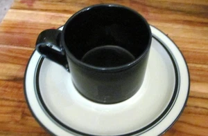 *Dansk Bistro International tazze e piattini 8 oz tazze da caffè COBALTO DISPONIBILITÀ MULTIPLA - Foto 1 di 3
