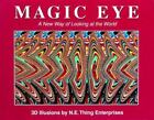 Magic Eye Hardcover Book 3d Optical Illusions Objects Scenes Animals 32 Pages