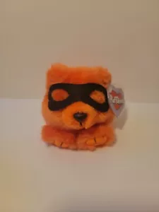 Peluche Vintage Swibco Puffkins Edizione Limitata Halloween Trucco Orso Arancione DIFETTO - Foto 1 di 10