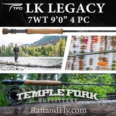 TFO LK Legacy 7wt 9'0" Saltwater Fly Rod | FREE SHIPPING - Lifetime Warranty - Image 1 of 3