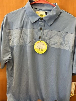 NEW Men's Jack Nicklaus Eco Choice Blue Polo Golf Shirt Size Small - Image 1 of 3