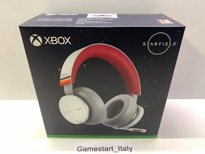LIMITED EDITION WIRELESS HEADSET STARFIELD CUFFIE MICROSOFT XBOX SERIES X NEW - Immagine 1 di 4