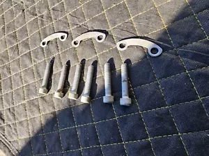 6x VOLKSWAGEN DRIVESHAFT BOLTS VW DRIVE SHAFT BOLT AND SPACER SET passat golf b6 - Picture 1 of 10