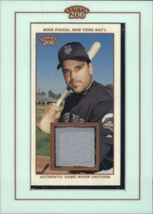 A1597-2002 Topps 206 Relics #MP2 Mike Piazza Uni C2 W / Schläger - Nm-Mt - Bild 1 von 2