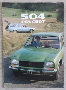Peugeot 504 Range Brochure 1979 - GL Ti Family Saloon Estate - Picture 1 of 7