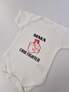 Inspirado en MMA Bebé Crecimiento-Cuna Luchador-Baby Shower Regalo-Bebé Crecimiento-MMA Bebé - Imagen 1 de 19