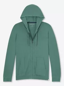 DEREK ROSE Herren Hoodie BASEL 12 MICRO MODAL STRETCH GRÜN - Bild 1 von 7