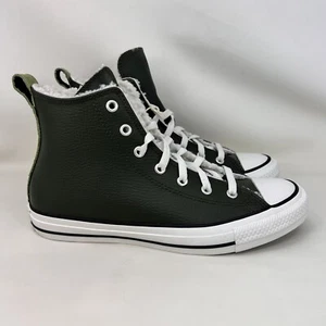 Converse Chuck Taylor All Star Hi Cozy Shoes Green White Size 6.5 / Women’s 8 - Picture 1 of 10