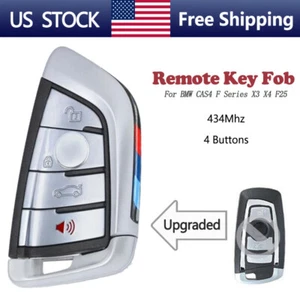 Upgraded Remote Key for 2014-2017 BMW CAS4 F Series X3 X4 F25 434MHz PCF7953 4B - Picture 1 of 4