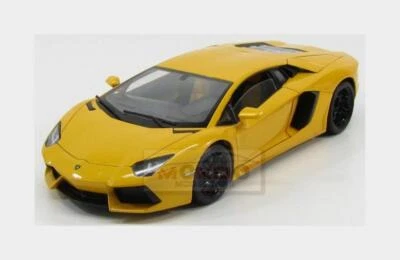 1:18 WELLY Lamborghini Aventador Lp700-4 2011 Yellow Met WE18041Y - Immagine 1 di 2