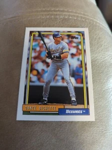 Dante Bichette 1992 Topps #371 Milwaukee Brewers - Picture 1 of 2