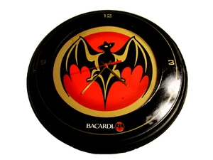 Bacardi Logo Wall Clock Large vintage design - Picture 1 of 7