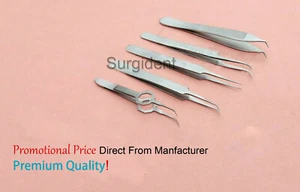 Set of Hair Transplant Forceps Pliers Instrument (Each Set Consist OF 5 Forceps) - Picture 1 of 3