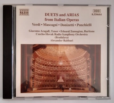 Duets and Arias from Italian Operas, Verdi, Mascagni, Donizetti | Naxos CD 1993 - Bild 1 von 3