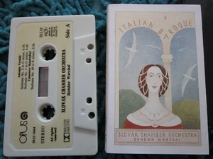 Italian Baroque Vivaldi Manfredini Albinoni Bohdan Warchal Slovak Chamber Tape - Picture 1 of 4