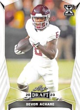 2023 Leaf Draft Football Trading Cards (Base or Autographs) Pick From List 1-H