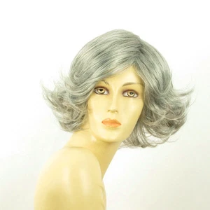 Perruque femme grise cheveux lisses ref  JEANETTE 51 - Picture 1 of 9